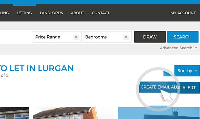 Create an Letting Email Alert